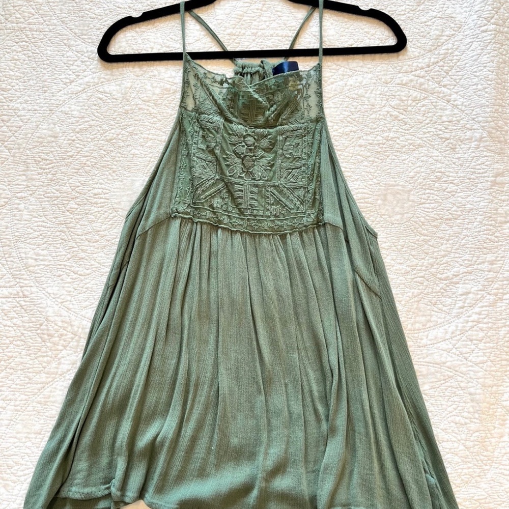 Francesca’s Olive Green Tank Top
